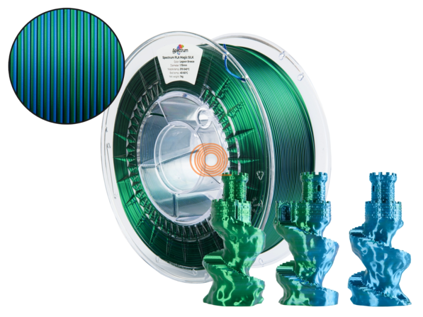 Filament Spectrum SILK MAGIC Lagoon Breeze [1,75mm, 1kg]