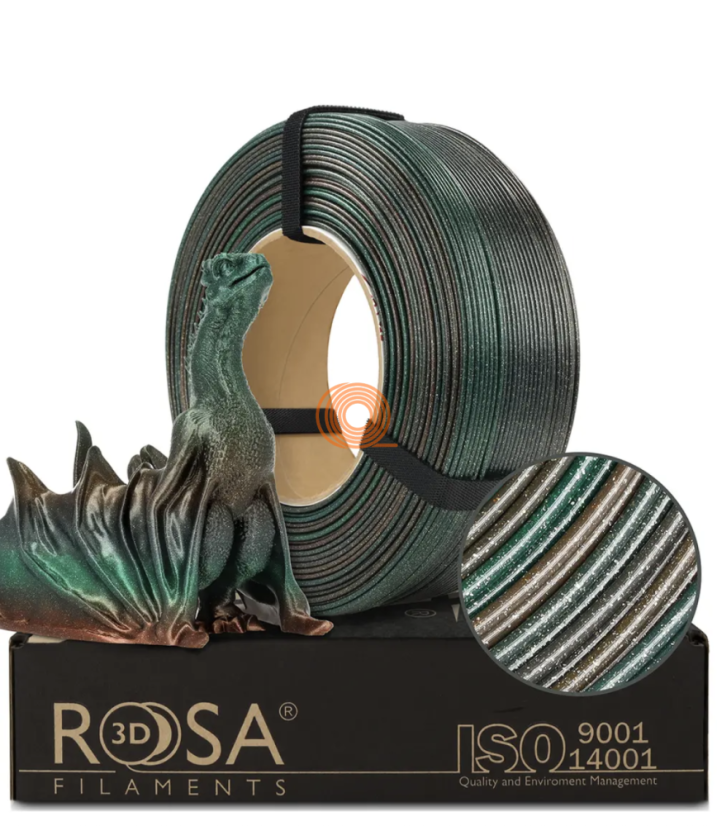 Filament ROSA3D PLA GALAXY Rainbow Terra Refill [1,75mm, 1kg]