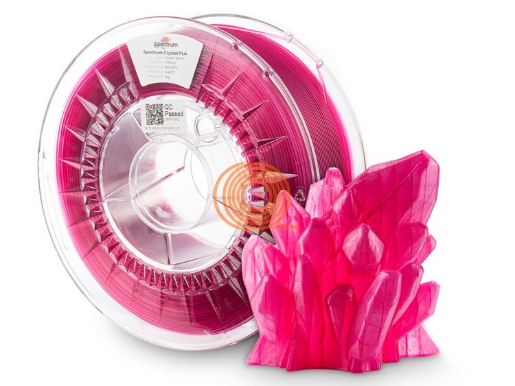 Filament Spectrum PLA Premium Crystal Mražená Jahoda [1,75mm, 1kg]