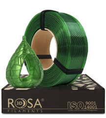 Filament ROSA3D PETG Standard HS Pure Green Refill [1,75mm, 1kg]