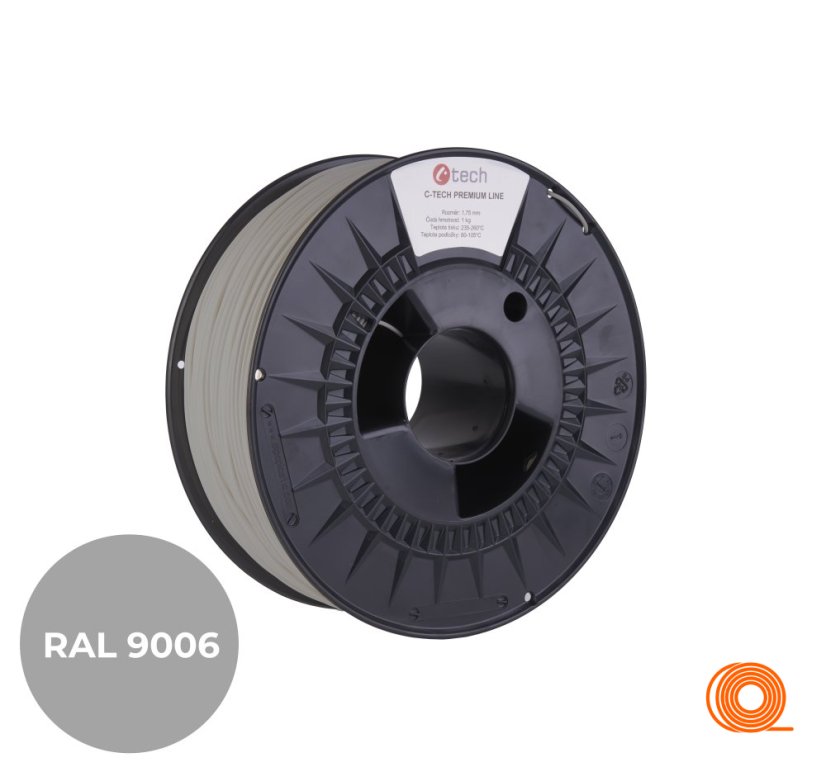 Filament C-TECH Premium Line PLA White Aluminium