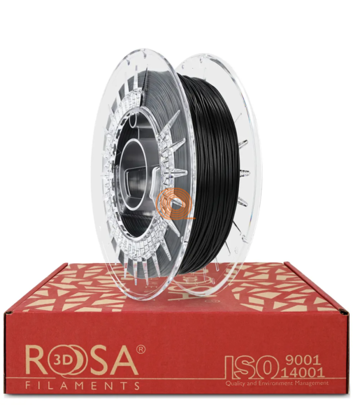 Filament ROSA3D FLEX 96A Schwarz [1,75mm, 0,5kg]