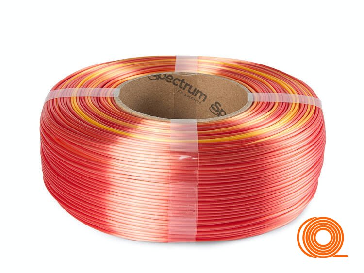 Filament Spectrum SILK RAINBOW Fire Red Refill