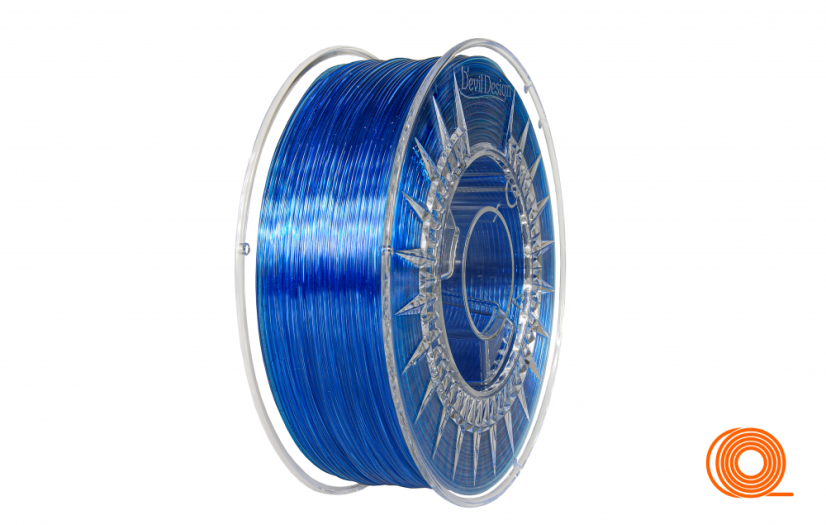 Filament DevilDesign PETG Super Modrá Transparentní
