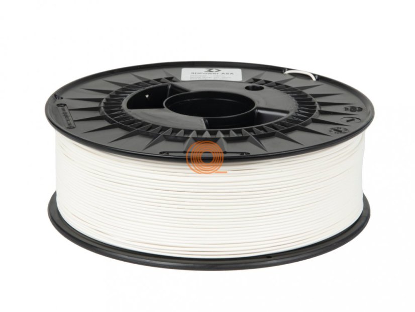 Filament 3DPower ASA Bílá [1,75mm, 1kg]