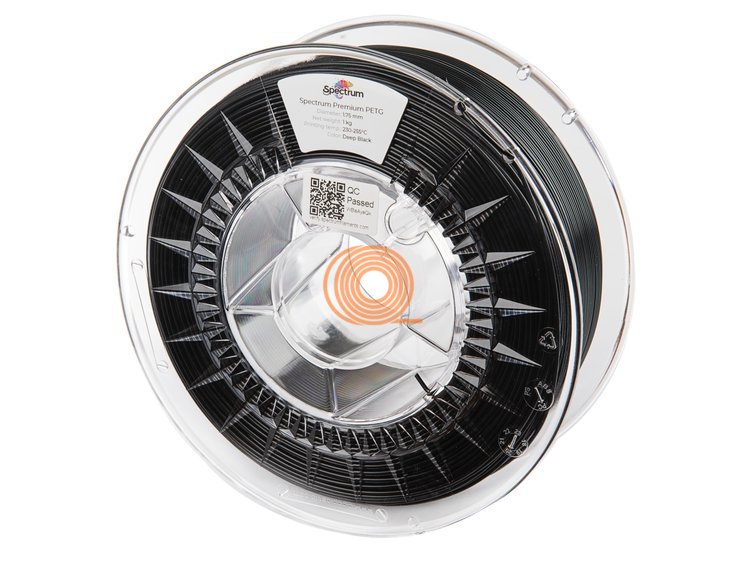 Filament Spectrum PET-G Premium Deep Black [1,75mm, 1kg]