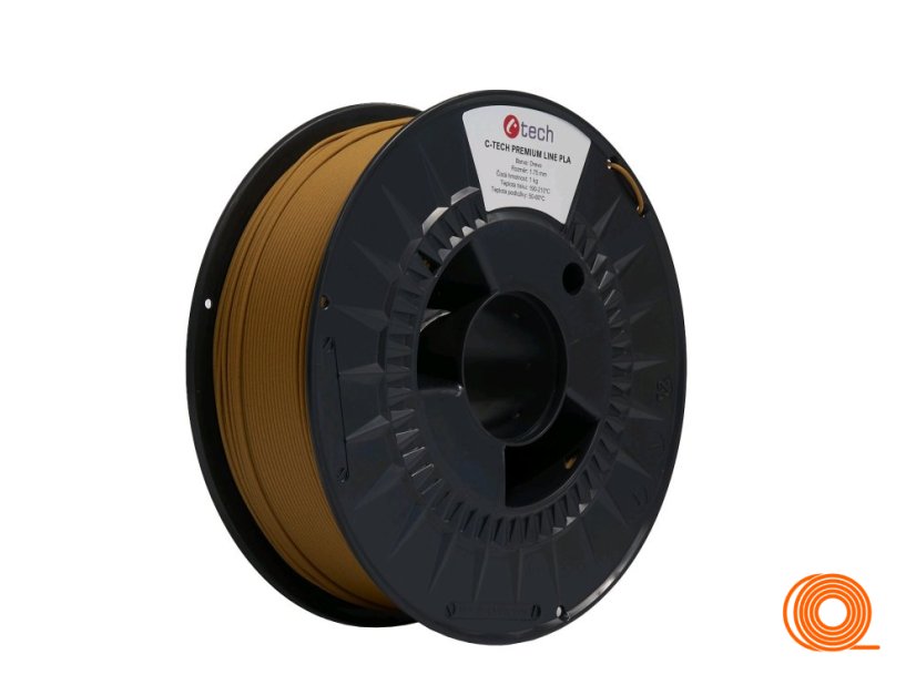Filament C-TECH Premium Line PLA Dřevo