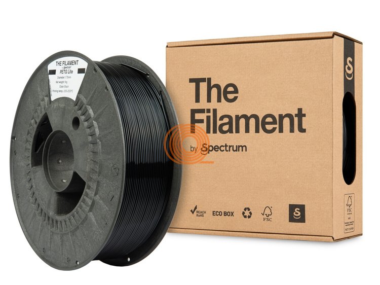 Filament TheFilament PETG Lite Schwarz [1,75mm, 1kg]