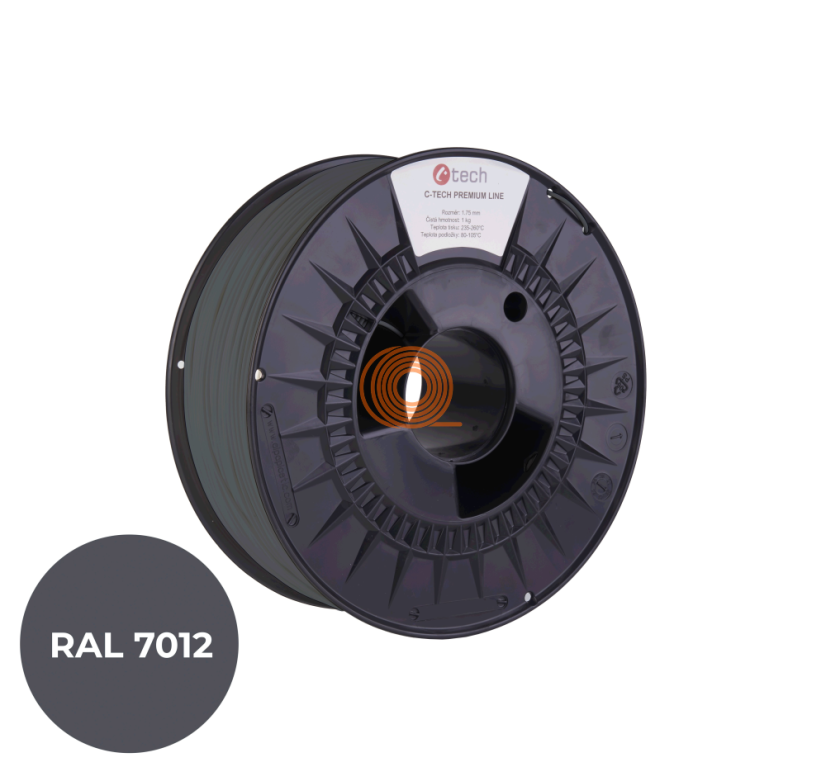 Filament C-TECH Premium Line FLEX Basalt Grey [1,75mm, 1kg]