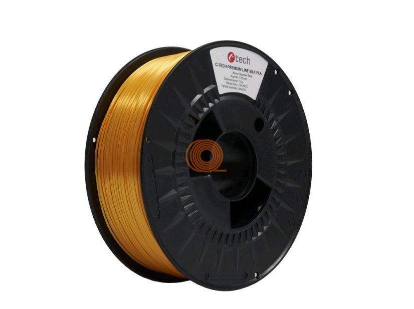 Filament C-TECH Premium Line SILK Dopravní Žlutá [1,75mm, 1kg]