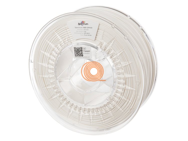 Filament Spectrum ABS GP450 Polární Bílá [1,75mm, 1kg]