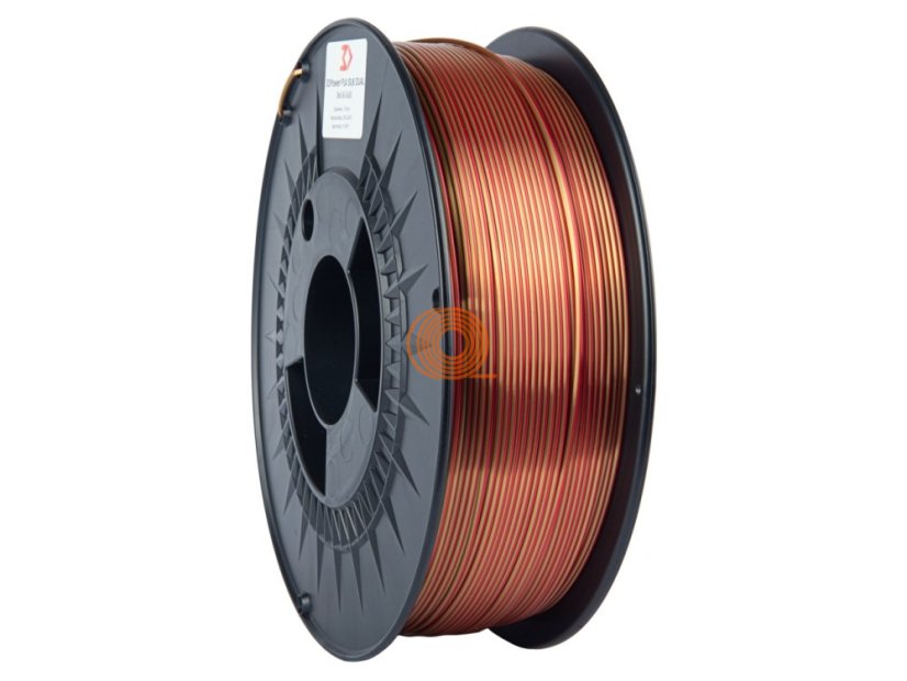 Filament 3DPower SILK Dual Color Červená&Zlatá [1,75mm, 1kg]