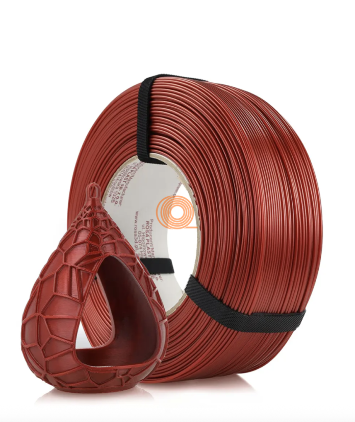 Filament ROSA3D PETG Standard HS Burgundská Červená Refill [1,75mm, 1kg]