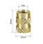 Thermal thread insert M4