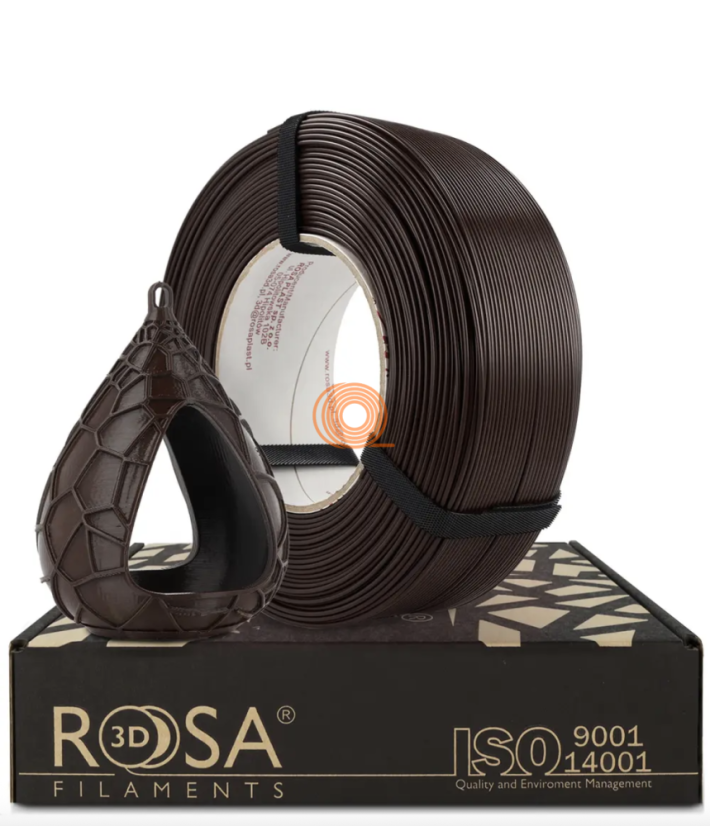 Filament ROSA3D PETG Standard HS Čokoládová Hnedá Refill [1,75mm, 1kg]