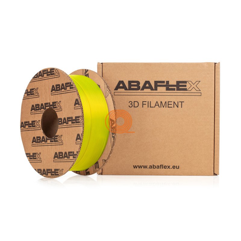 Filament ABAFLEX PETG+ Žltý Signál Transparentný [1,75mm, 1kg]