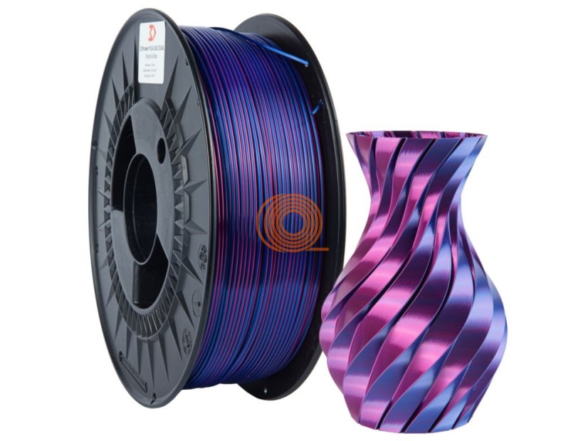 Filament 3DPower SILK Dual Color FIalová&Modrá [1,75mm, 1kg]