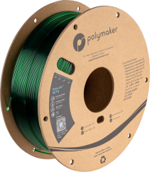 Filament Polymaker PolyLite PETG Transparentní Zelená [1,75mm, 1kg]