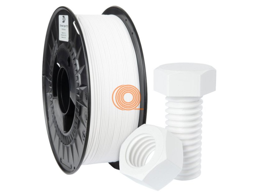 Filament 3DPower PCTG Bílá [1,75mm, 1kg]