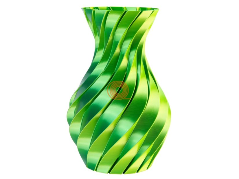 Filament 3DPower SILK Dual Color Zelená&Žlutá [1,75mm, 1kg]