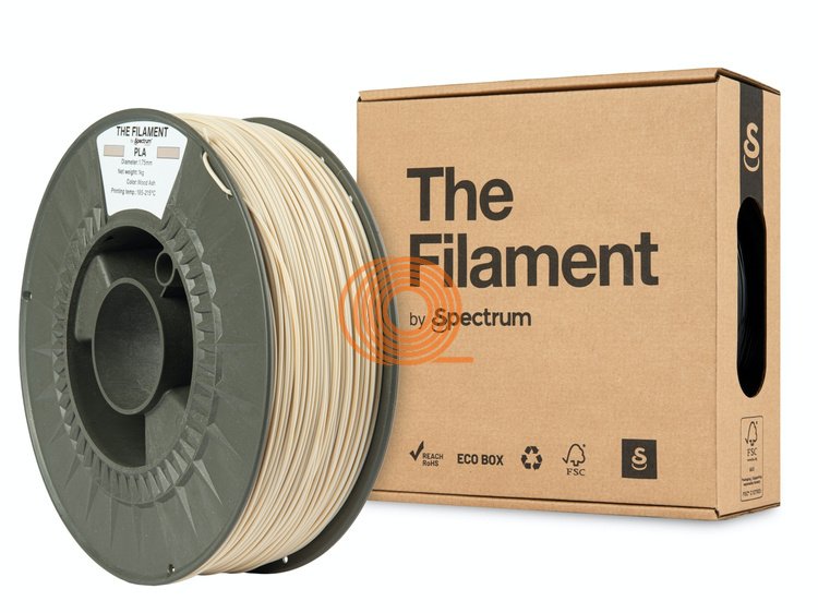 Filament TheFilament PLA Dřevěný Jasan [1,75mm, 1kg]