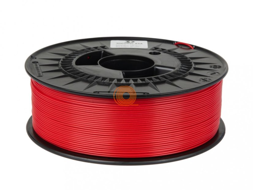 Filament 3DPower ASA Czerwony [1,75mm, 1kg]