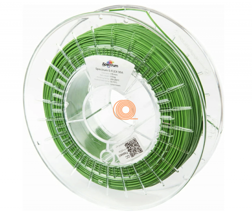Filament Spectrum S-Flex TPU-98A Lime Green [1,75mm, 0.5kg]