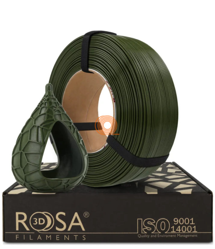 Filament ROSA3D PETG Standard HS Army Green Refill [1,75mm, 1kg]