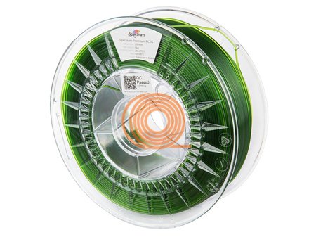 Filament Spectrum PCTG Transparentní Zelená [1,75mm, 1kg]