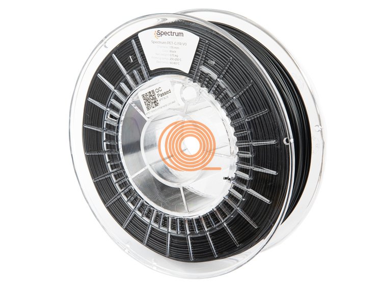Filament Spectrum PETG/ FR Black [1,75mm, 0.75kg]