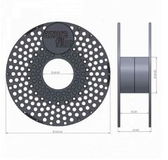 Filament AzureFilm SILK Fialová [1,75mm, 1kg]