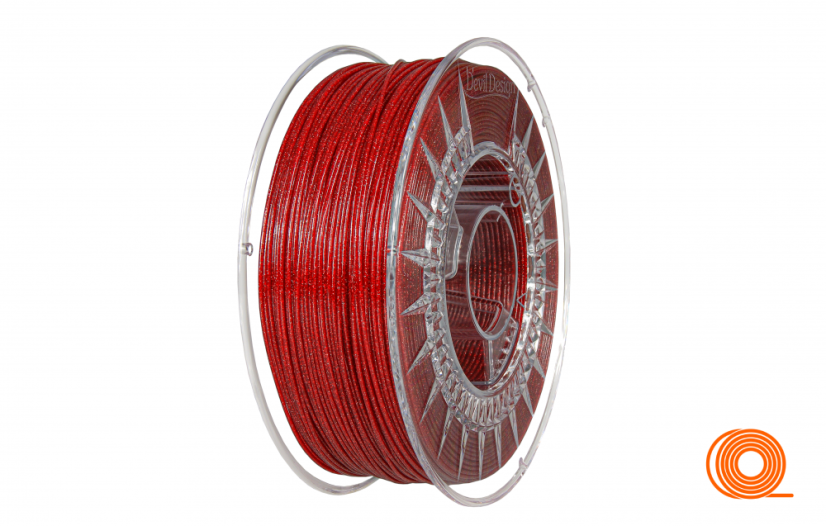 Filament DevilDesign PETG Vesmírně Červená