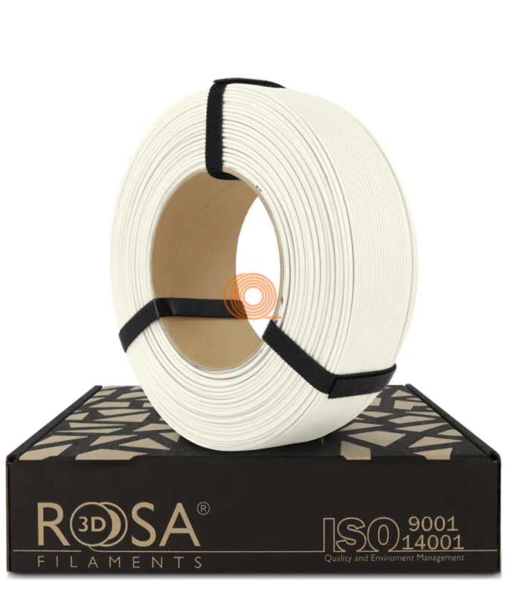 Filament ROSA3D PLA Starter Perłowa Biel Satynowa Refill [1,75mm, 1kg]