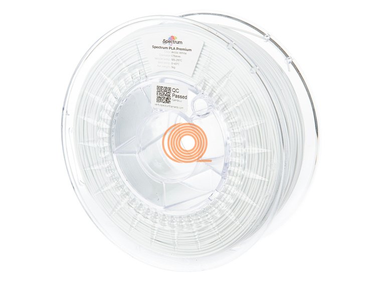 Filament Spectrum PLA Premium Arctic White [1,75mm, 1kg]