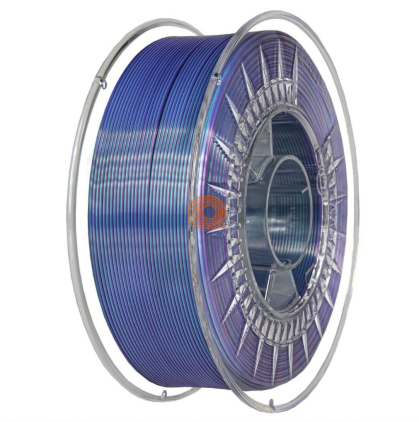 Filament DevilDesign SILK DUAL Studená Zelená/Fialová [1,75mm, 1kg]
