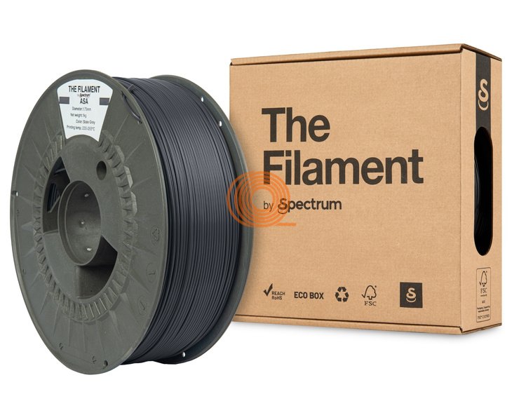 Filament TheFilament ASA Szary łupkowy [1,75mm, 1kg]