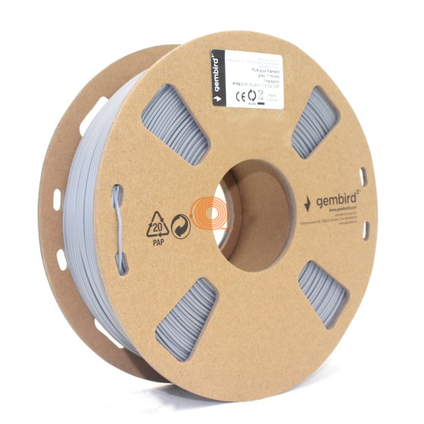 Filament Gembird PLA Szary [1,75mm, 1kg]