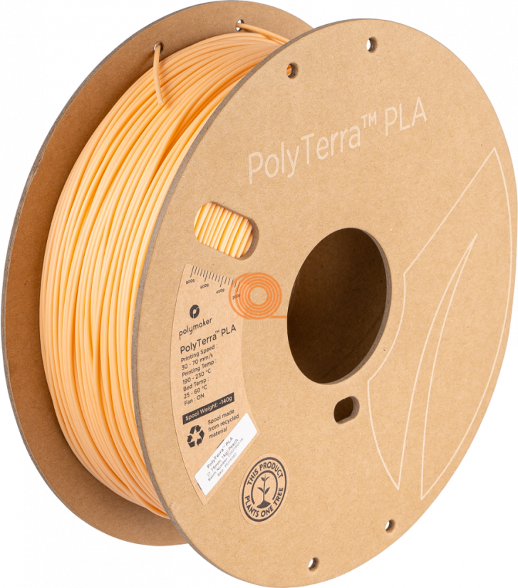 Filament Polymaker PolyTerra PLA Peach [1,75mm, 1kg]