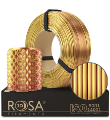 Filament ROSA3D SILK Magic Zlatá- Měděná Refill [1,75mm, 1kg]