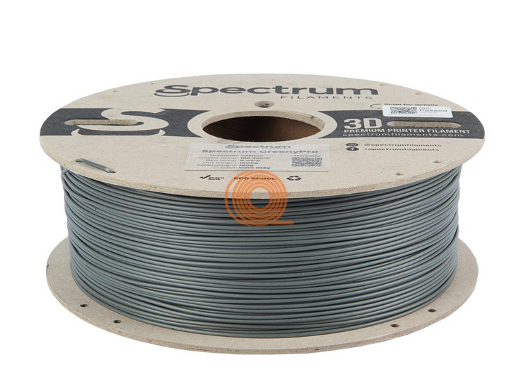 Filament Spectrum GreenyPro Tmavě Šedá [1,75mm, 1kg]