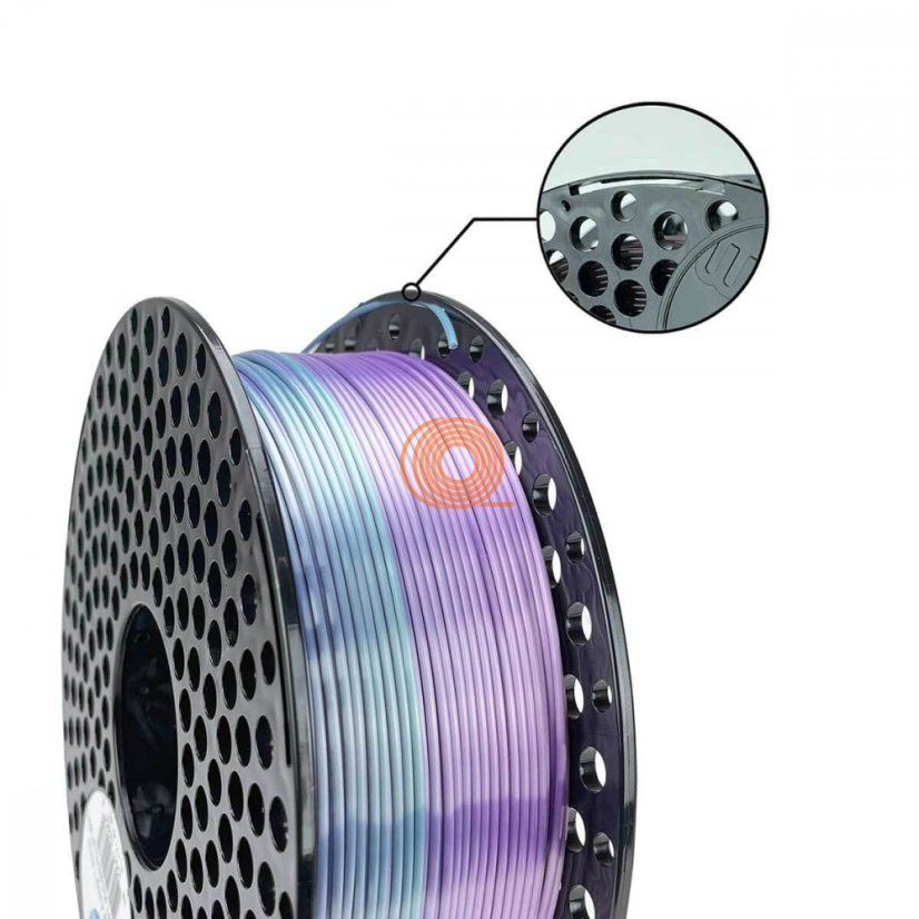 Filament AzureFilm SILK Duhová Aurora [1,75mm, 1kg]