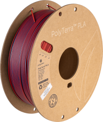Filament Polymaker PolyTerra PLA Dual Mixed Berries (Red-Dark Blue) [1,75mm, 1kg]