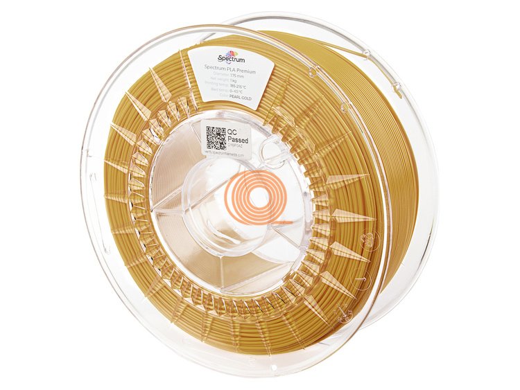 Filament Spectrum PLA Premium Pearl Gold [1,75mm, 1kg]