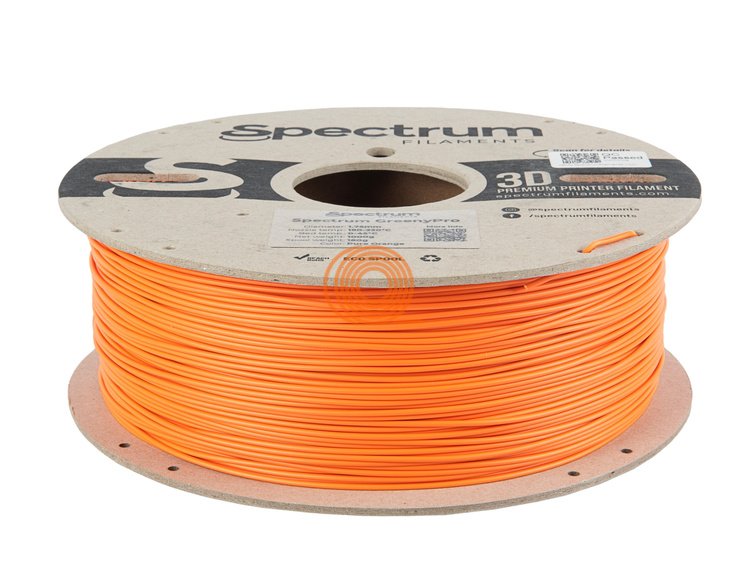 Filament Spectrum GreenyPro Čistý Pomeranč [1,75mm, 1kg]