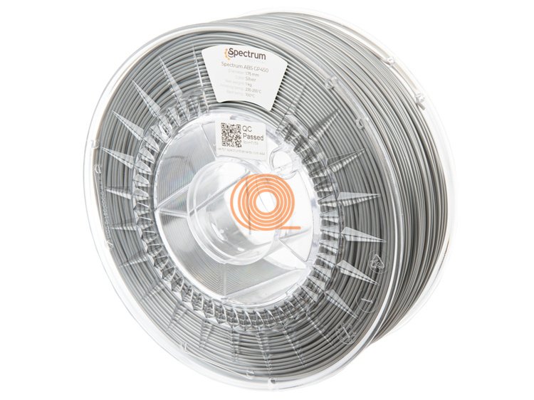 Filament Spectrum ABS GP450 Stříbrná [1,75mm, 1kg]