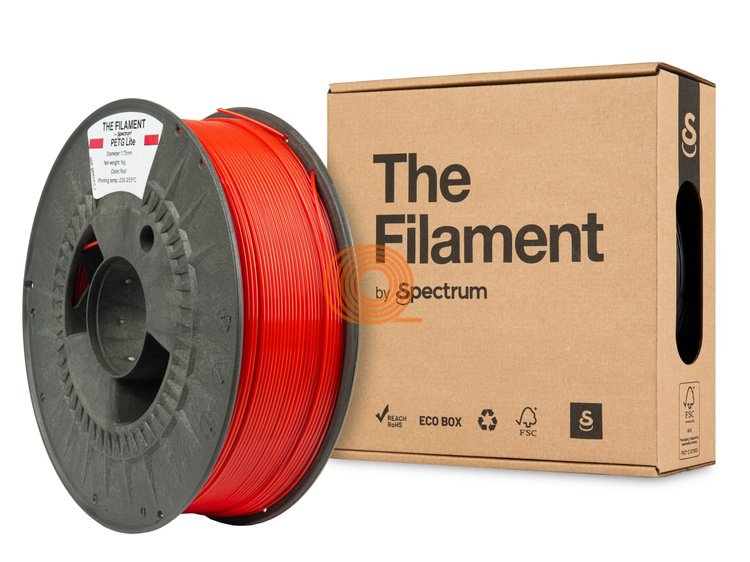 Filament TheFilament PETG Lite Červená [1,75mm, 1kg]