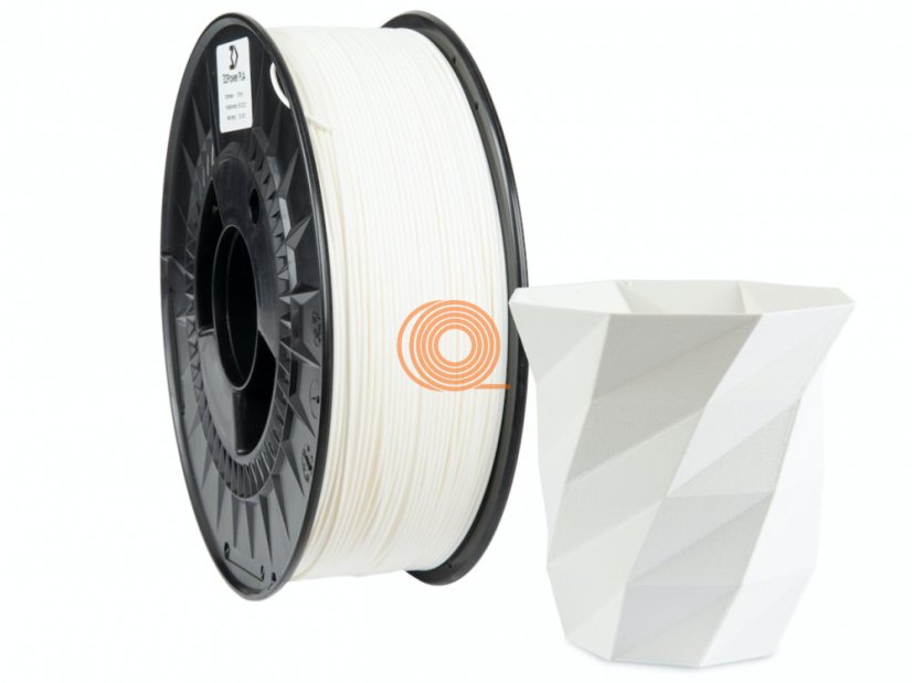 Filament 3DPower PLA MATTE White [1,75mm, 1kg]