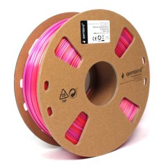 Filament Gembird SILK Rainbow Červená/Fialová [1,75mm, 1kg]