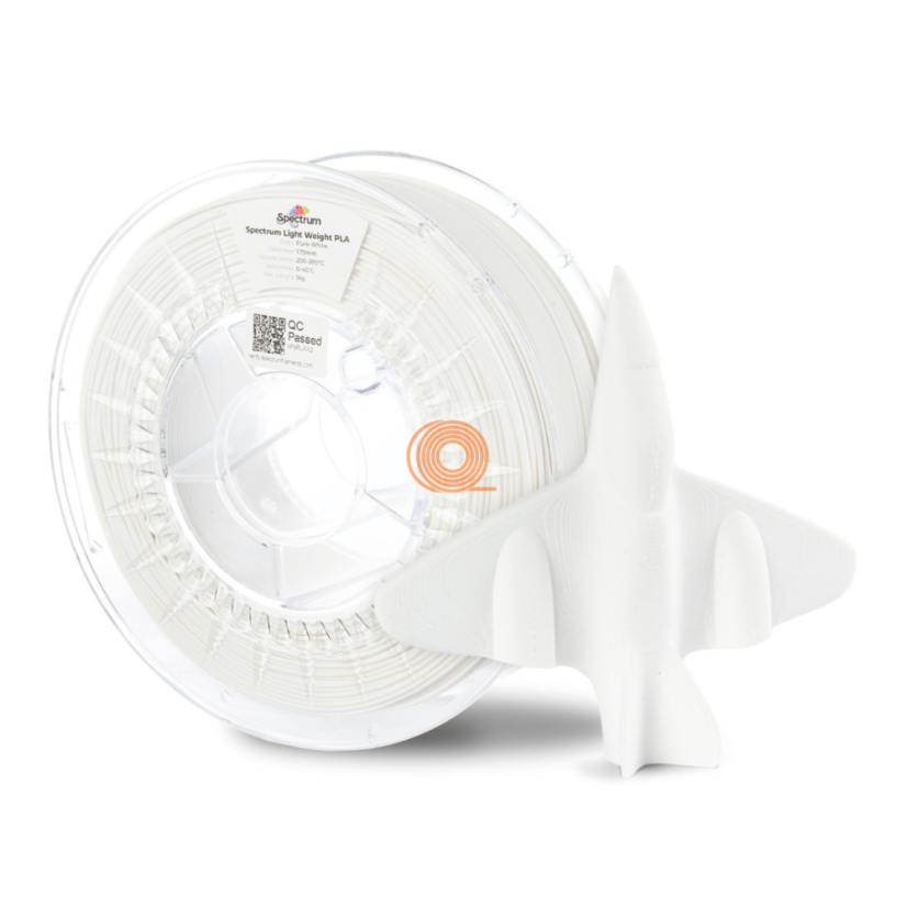 Filament Spectrum PLA-LW Pure White [1,75mm, 1kg]