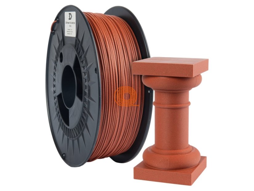 Filament 3DPower PLA Marble Cihlová [1,75mm, 1kg]